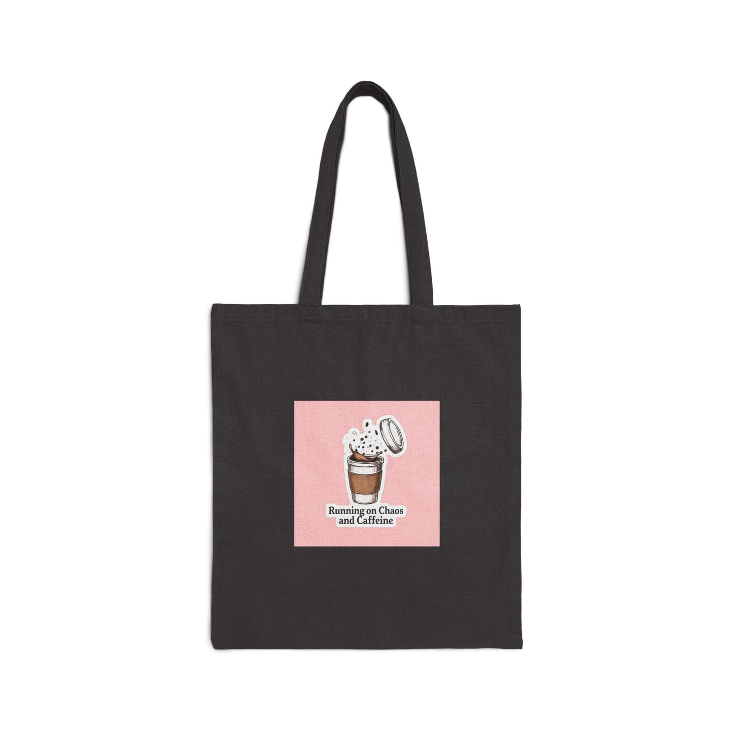 Coffee Lover's Cotton Canvas Tote Bag, Perfect for Shopping, Eco-Friendly, Gift for Baristas, Cute and Functional
