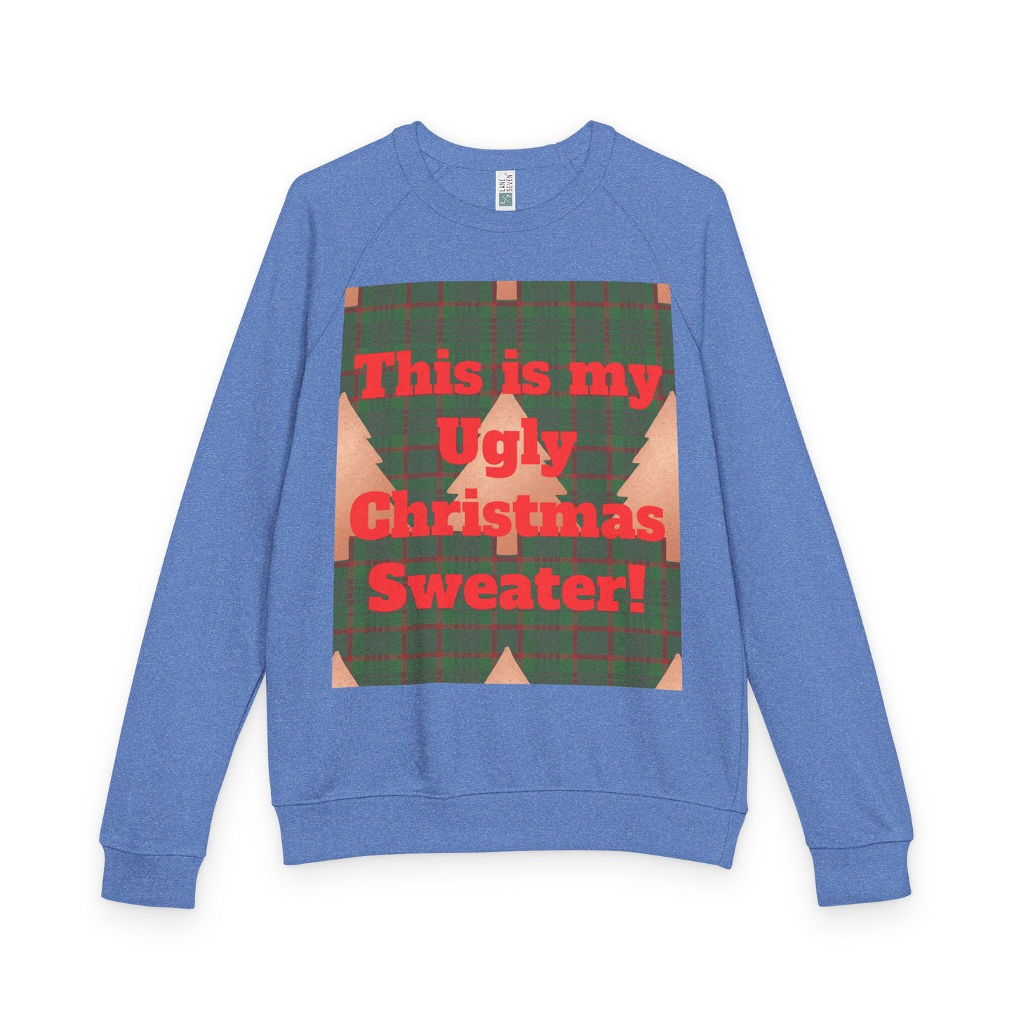 Ugly Christmas Sweater Crewneck, Holiday Sweatshirt, Christmas Gift for Him or Her, Fun Winter Apparel, Cozy Casual Wear