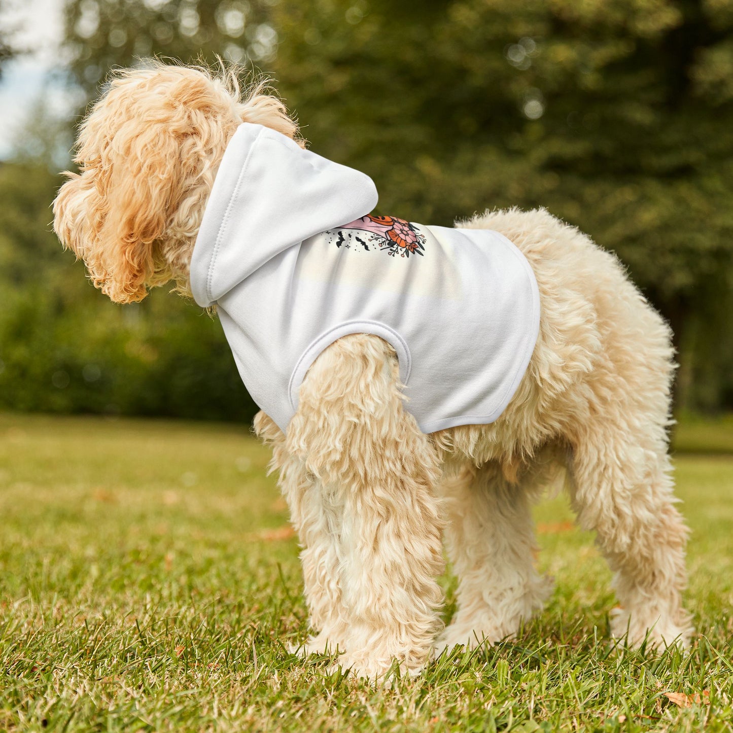 Cute Halloween Pet Hoodie with Pumpkin Design, Cozy Pet Costume, Dog Sweater, Cat Outfit, Pet Apparel, Holiday Wear