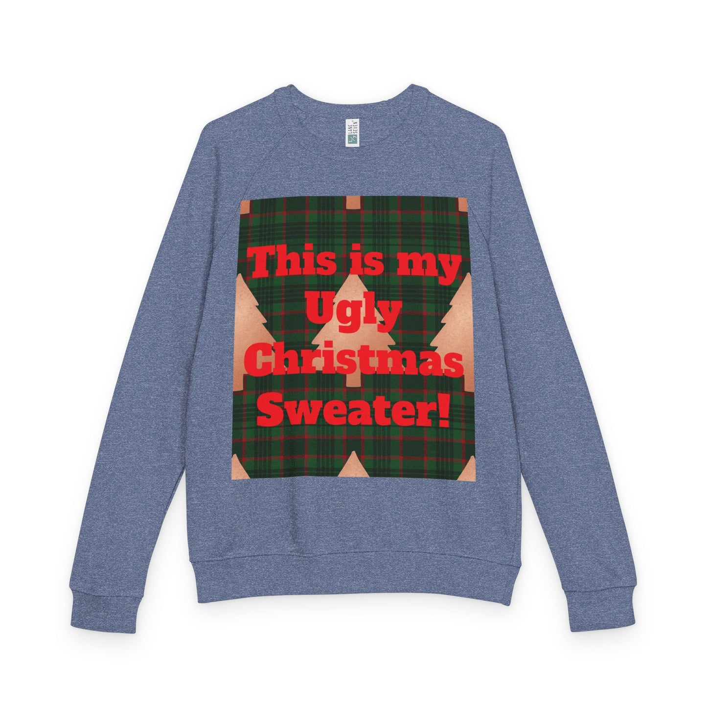 Ugly Christmas Sweater Crewneck, Holiday Sweatshirt, Christmas Gift for Him or Her, Fun Winter Apparel, Cozy Casual Wear