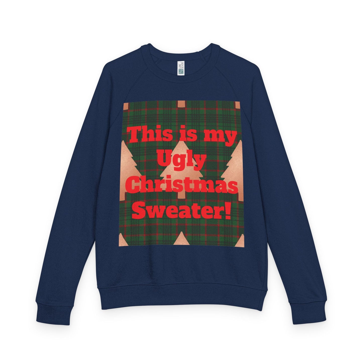 Ugly Christmas Sweater Crewneck, Holiday Sweatshirt, Christmas Gift for Him or Her, Fun Winter Apparel, Cozy Casual Wear