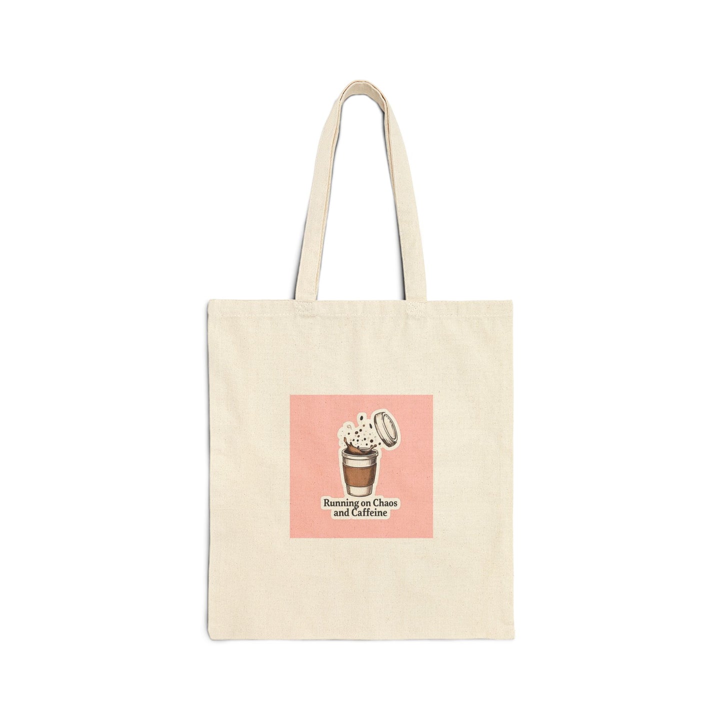Coffee Lover's Cotton Canvas Tote Bag, Perfect for Shopping, Eco-Friendly, Gift for Baristas, Cute and Functional