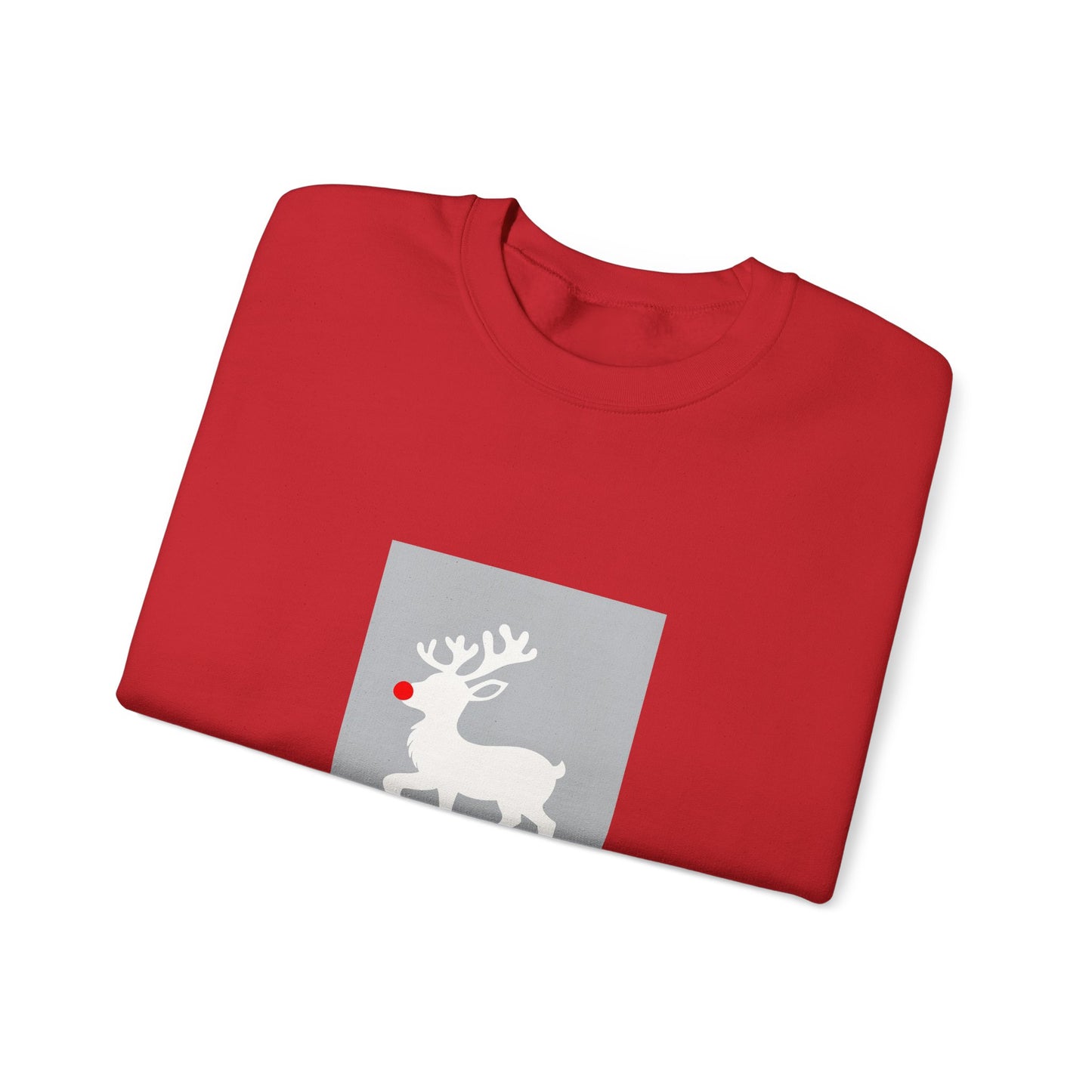 Merry Christmas Crewneck Sweatshirt, Holiday Apparel, Unisex Gift, Cozy Winter Wear, Festive Fashion, Reindeer Design