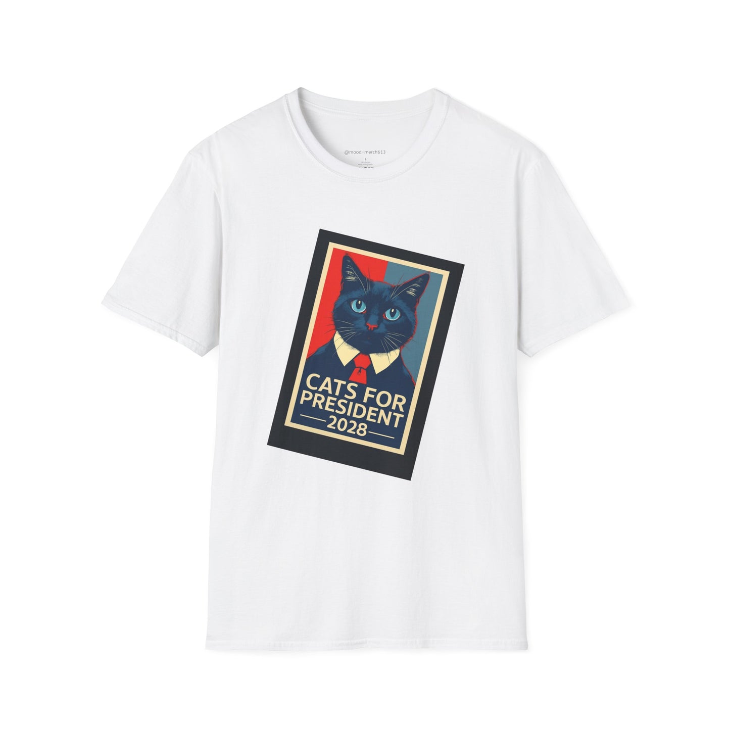 Funny Cat Campaign T-Shirt, Vote Cats for President Tee, Unisex Shirt for Cat Lovers, Gift for Animal Enthusiasts, Quirky Election Apparel