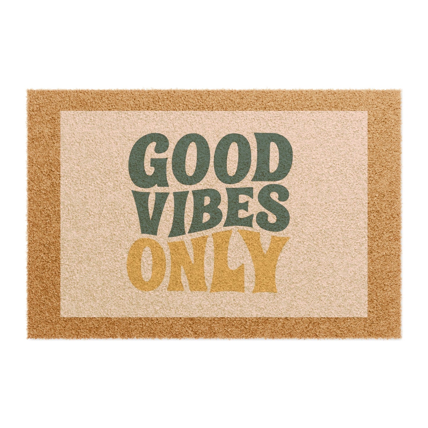 Good Vibes Only Doormat | Welcome Mat, Home Decor, Housewarming Gift, Entry Rug, Positive Vibes Greeting