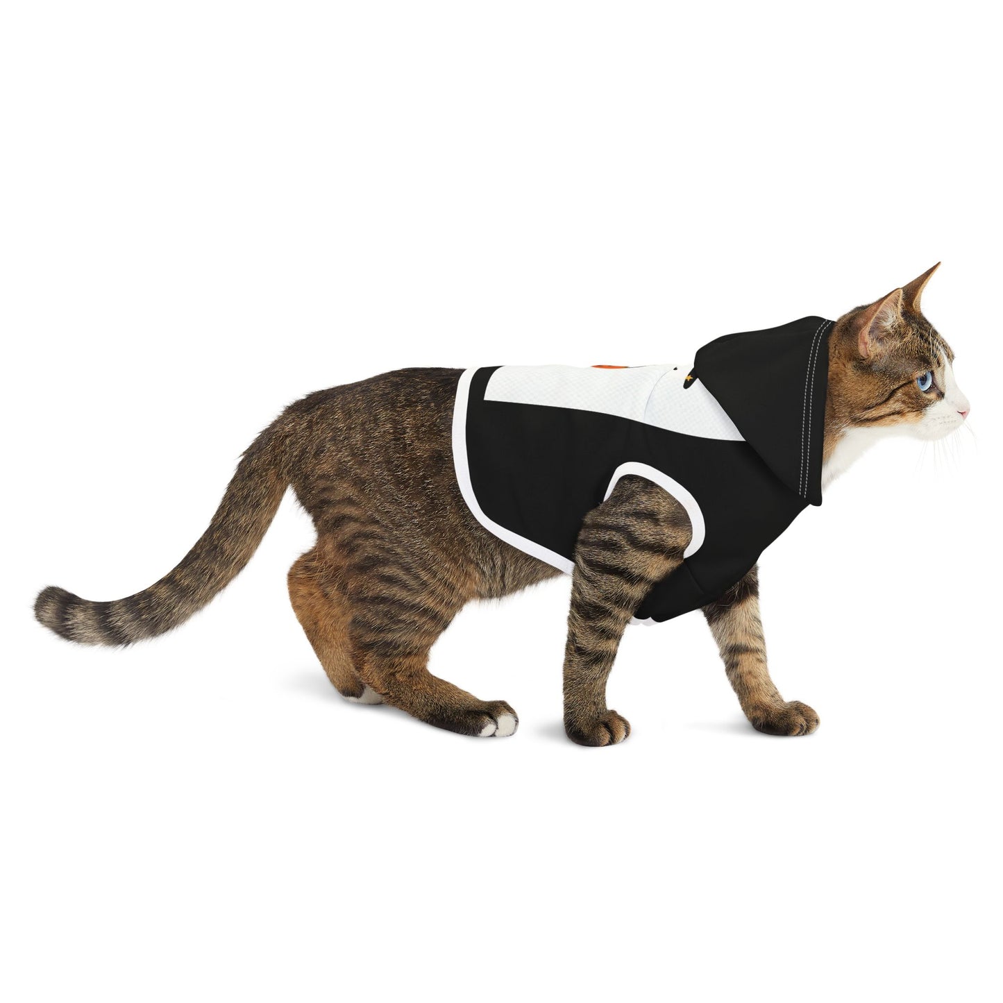 Cute Halloween Pet Hoodie, Cozy Dog Sweater, Trick or Treat Outfit, Spooky Pet Apparel, Ghostly Costume for Pets
