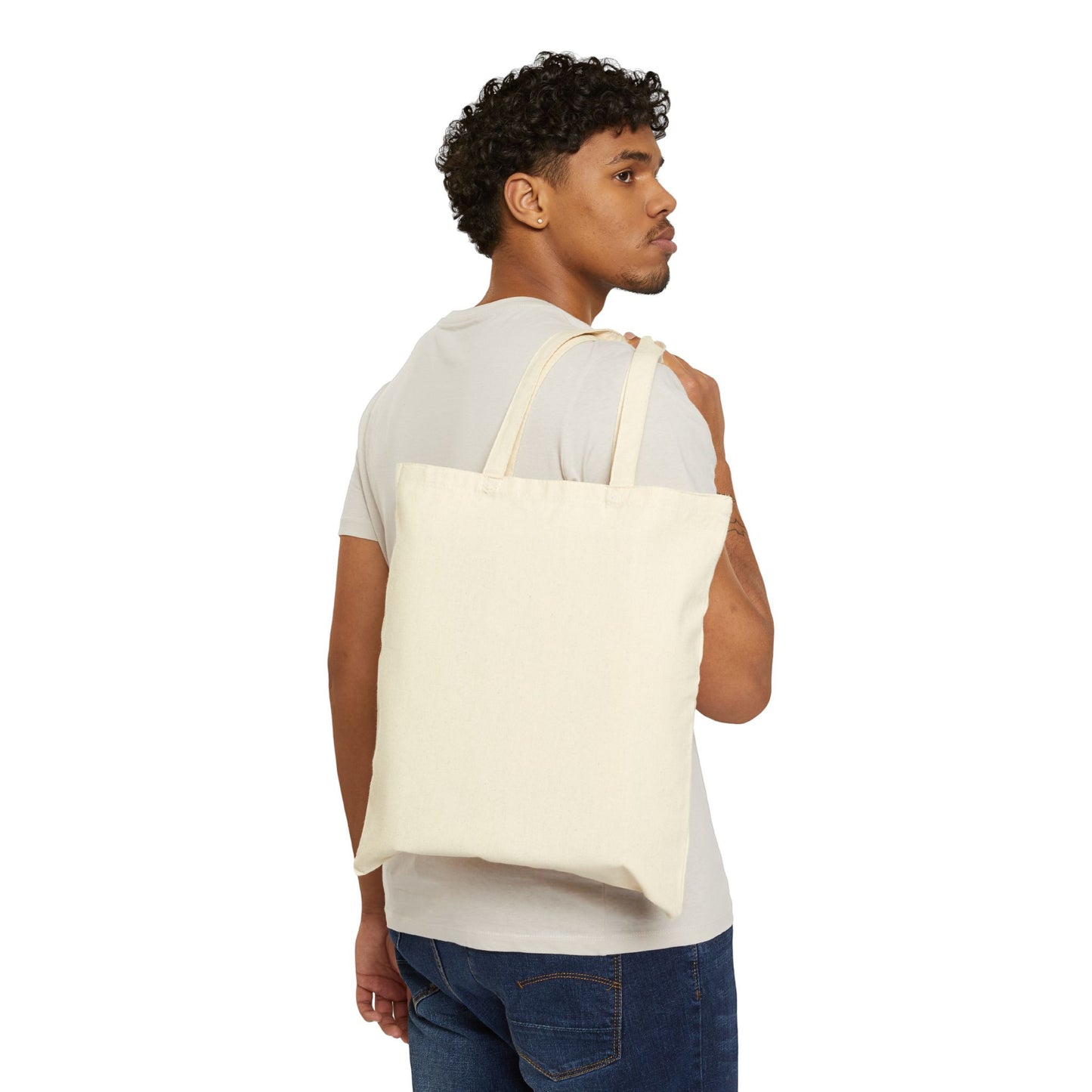 Coffee Lover's Cotton Canvas Tote Bag, Perfect for Shopping, Eco-Friendly, Gift for Baristas, Cute and Functional