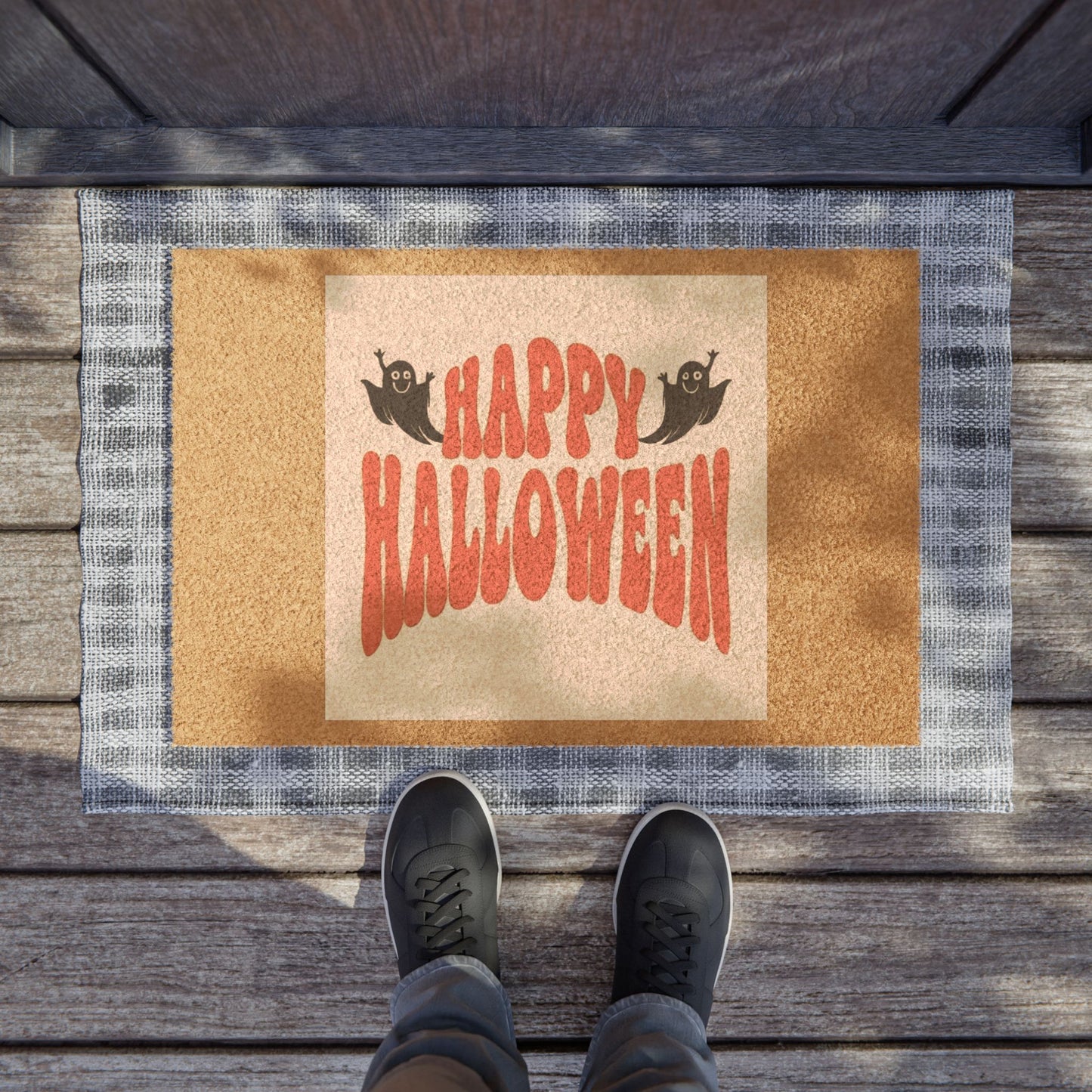 Halloween Doormat, Festive Entryway Decor, Spooky Home Welcome Mat, Halloween Decor Gift, Funny Halloween Doormat