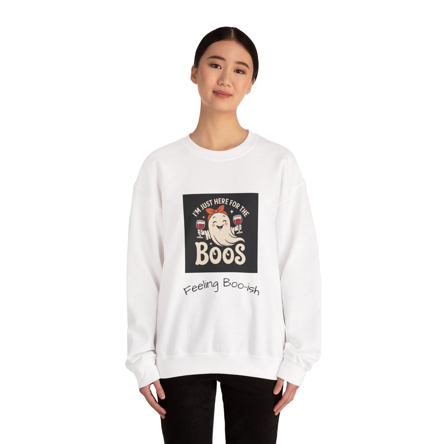 Boo-tiful Unisex Sweatshirt - Perfect for Halloween, Cozy Vibes, Fall Festivals, Gifting, Comfortable Fun Wear, October Adventures