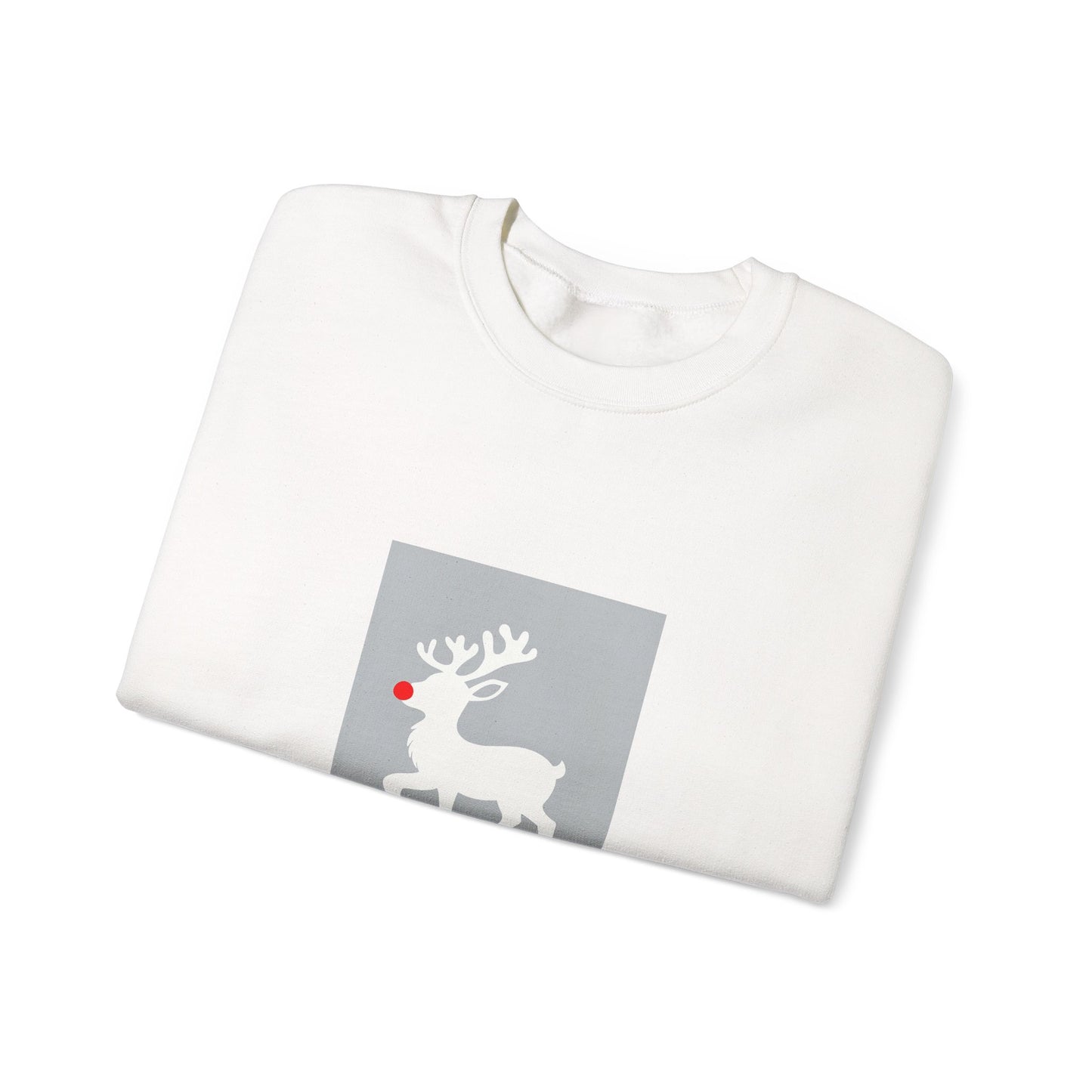 Merry Christmas Crewneck Sweatshirt, Holiday Apparel, Unisex Gift, Cozy Winter Wear, Festive Fashion, Reindeer Design