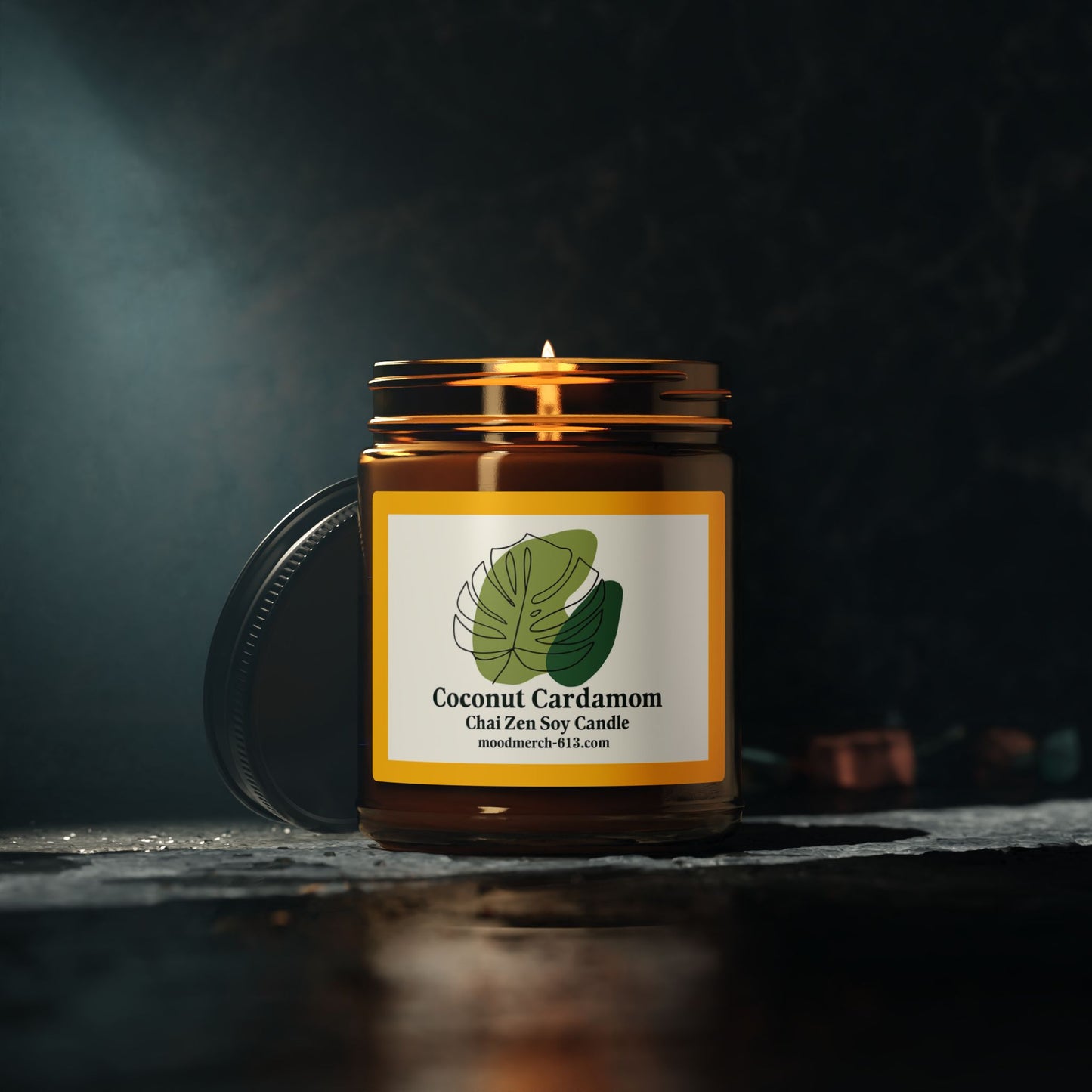 Coconut Cardamom Zen Soy Candle, Relaxing Home Decor, Self-Care Gift, Aromatherapy Candles, Soothing, Natural Fragrance